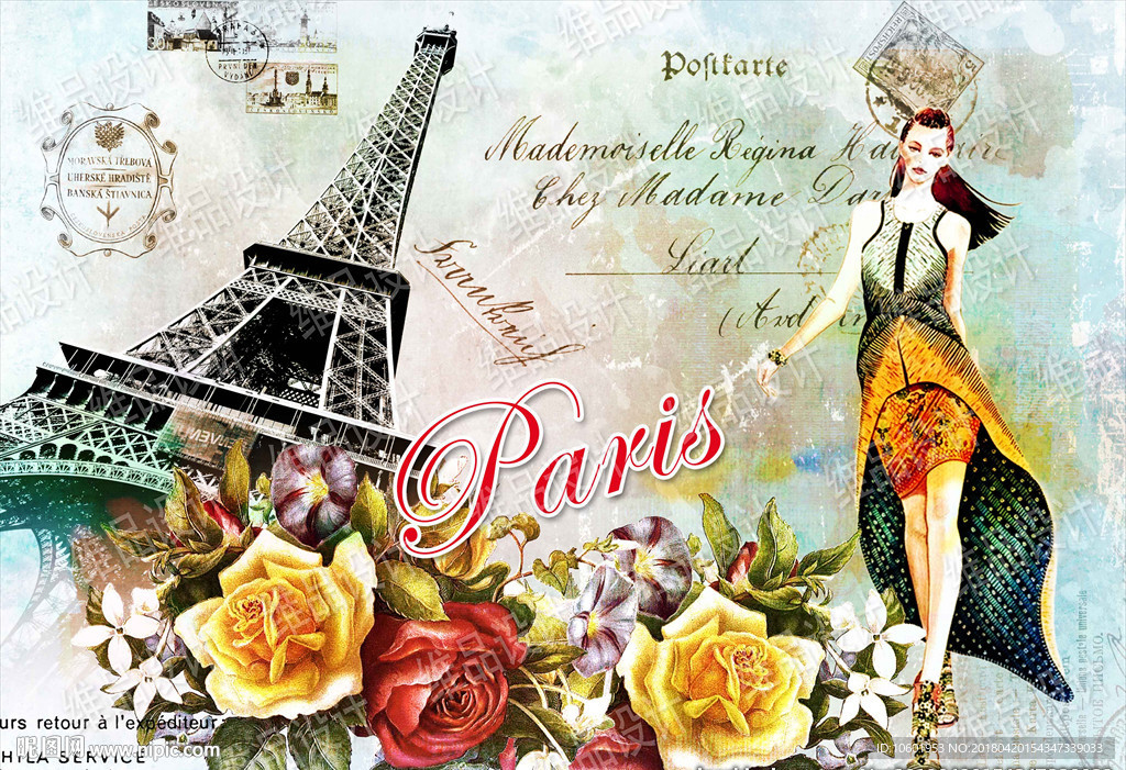 欧美风格装饰画