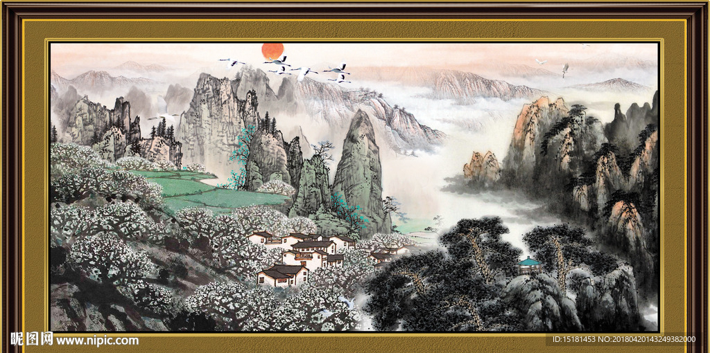 国画山水