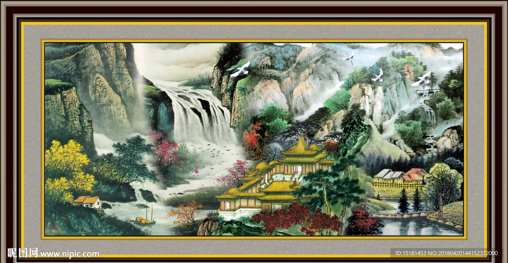 国画山水