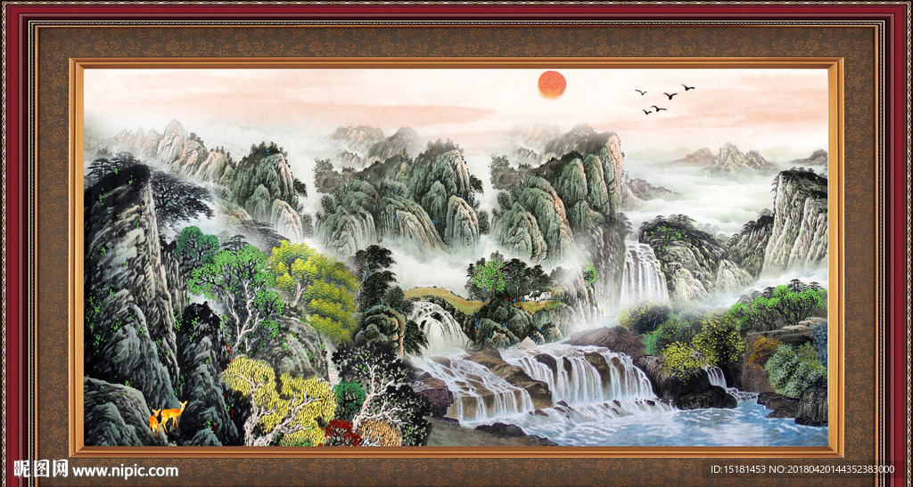山水国画