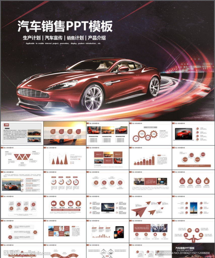 汽车4S店汽车行业通用PPT