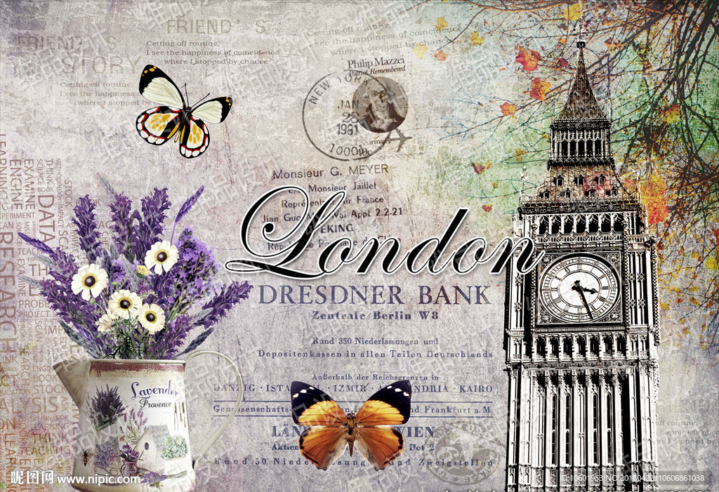 欧美风格装饰画