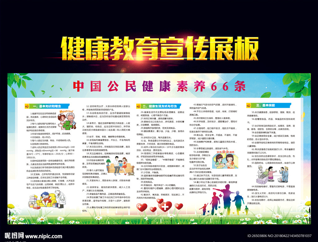 中国公民健康素养66条