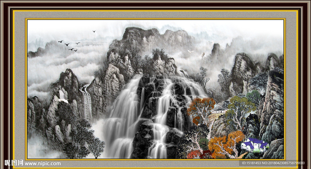 山水国画