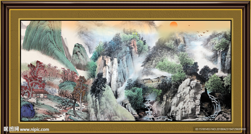 山水国画