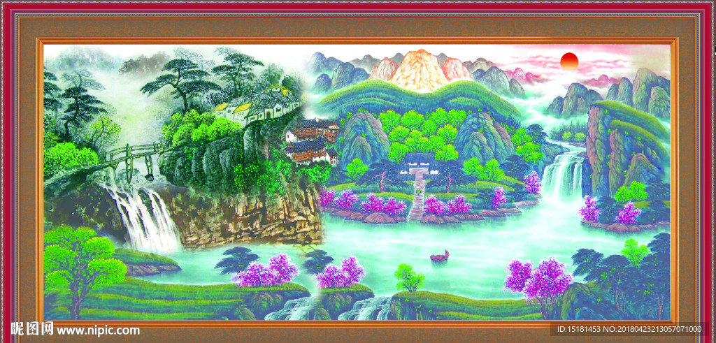 国画山水