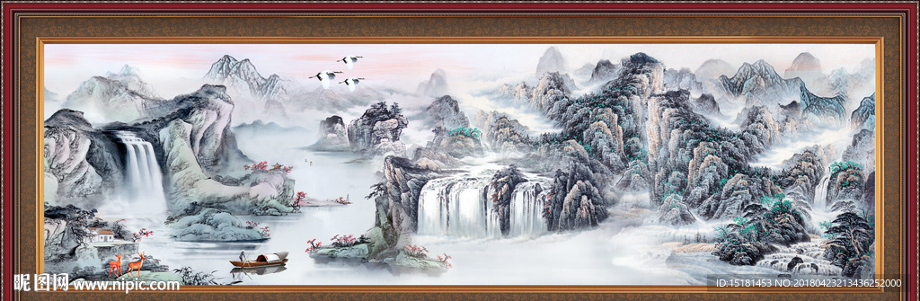 山水国画