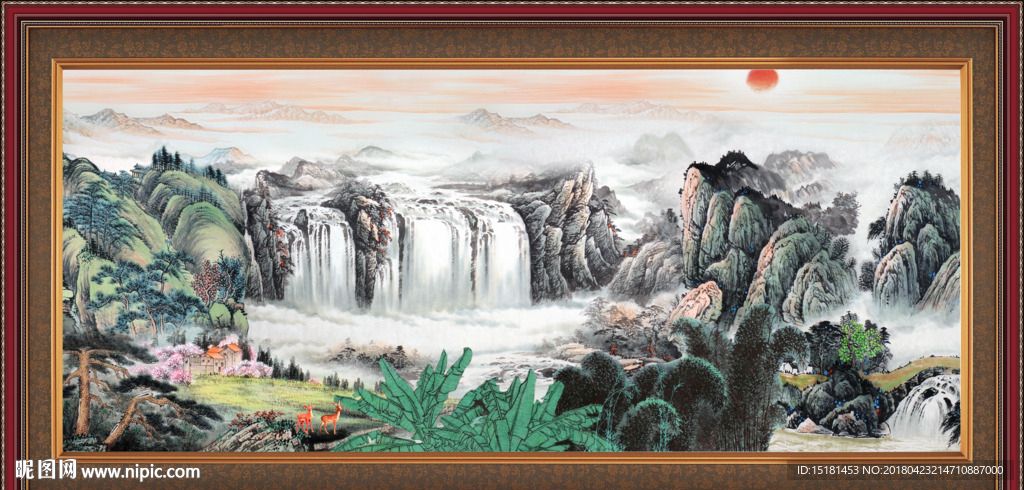 山水国画