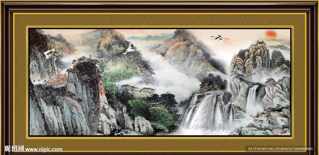 山水国画