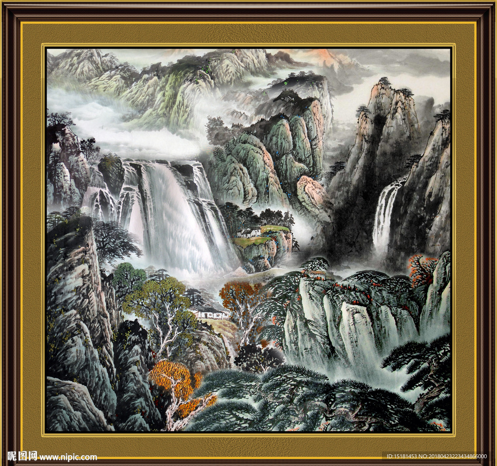 山水国画