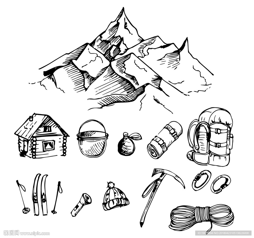 登山用品合集