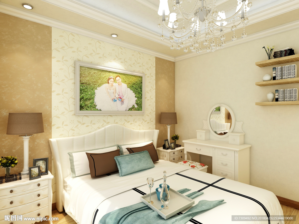 欧式主人房装修效果图