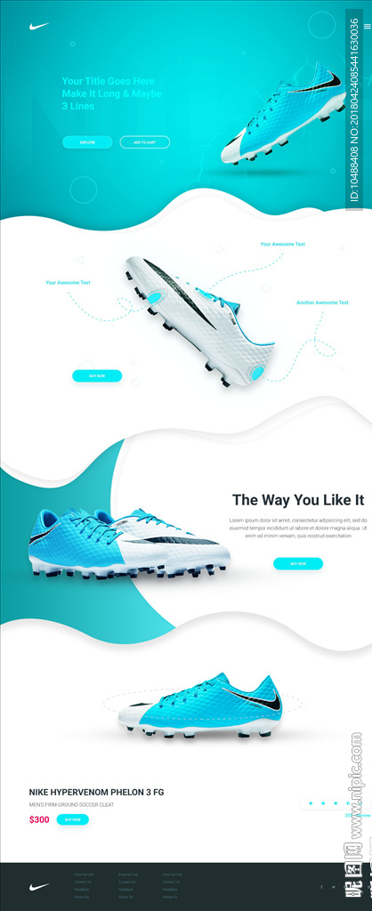 nike 网页 web ban