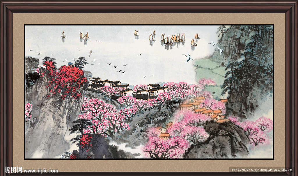 国画山水