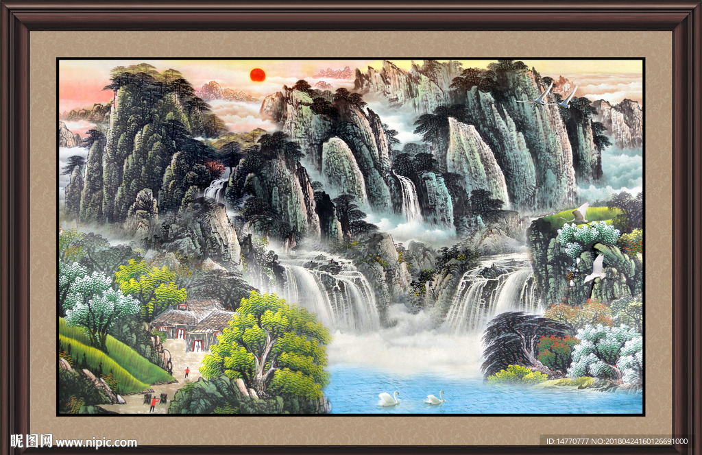 山水国画