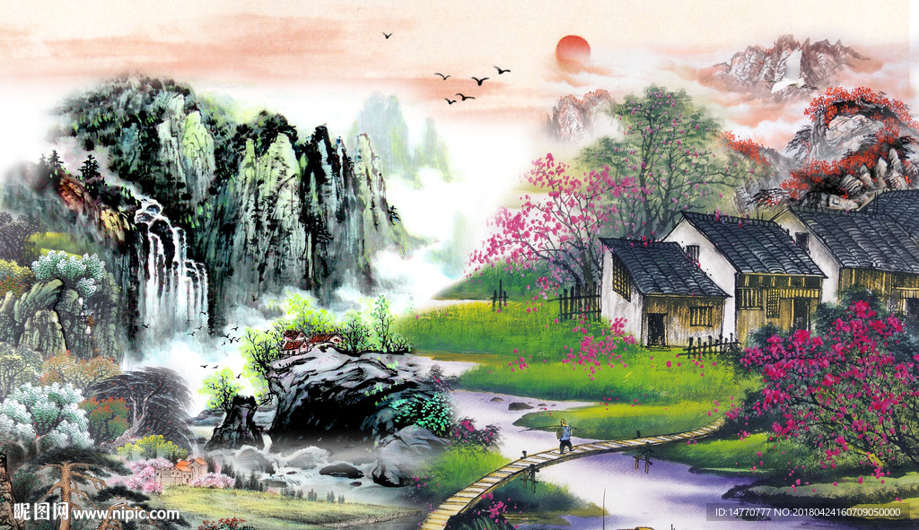 国画山水