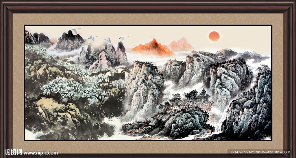 国画山水