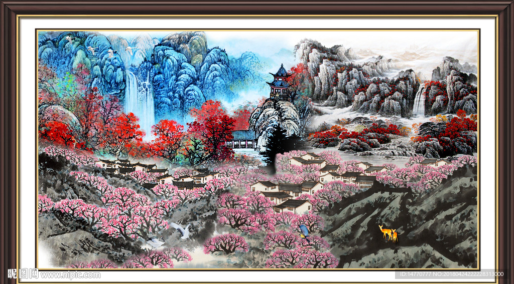 山水国画