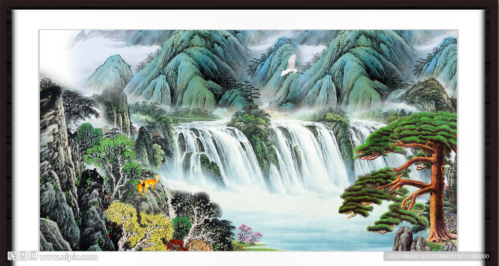 山水国画