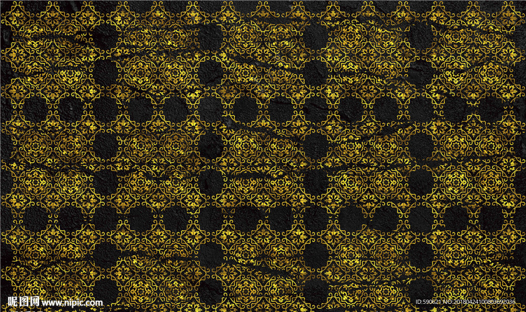 欧式花纹背景墙