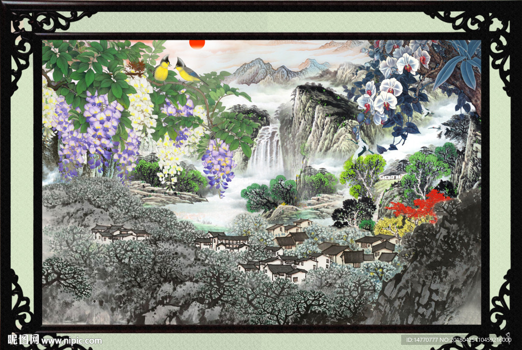 国画山水
