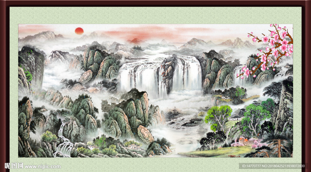山水国画