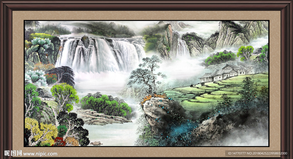 山水国画