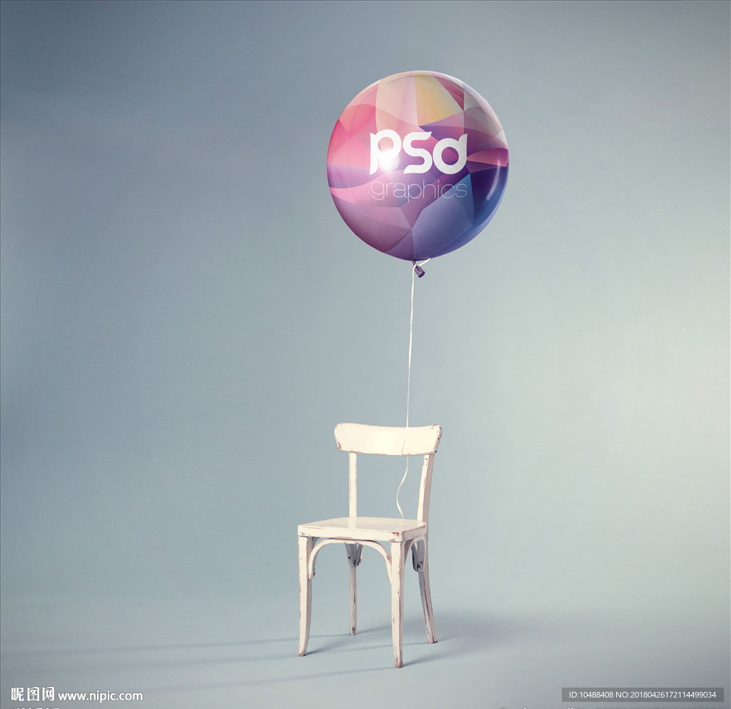 智能对象 C4D 气球 PSD