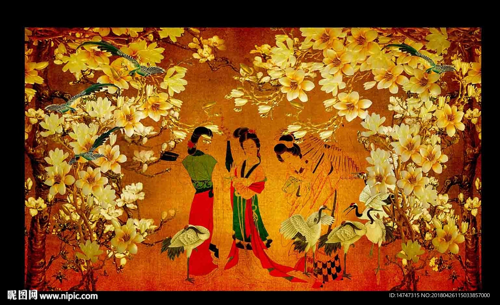 古代仕女图