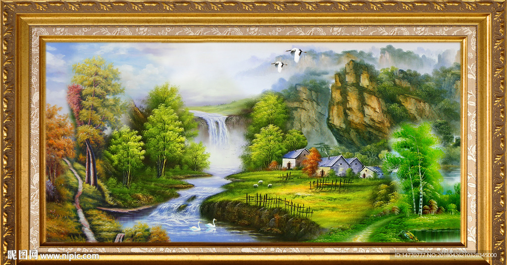 油画风景