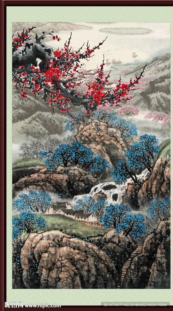 国画梅花