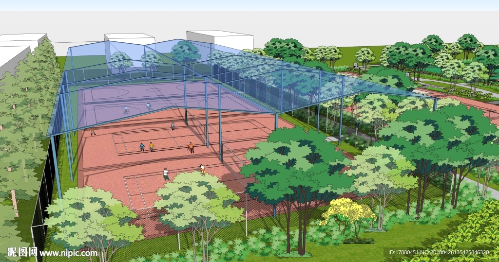 体育文化公园 效果图 景观 规