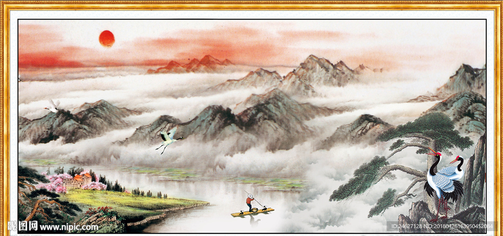 国画山水