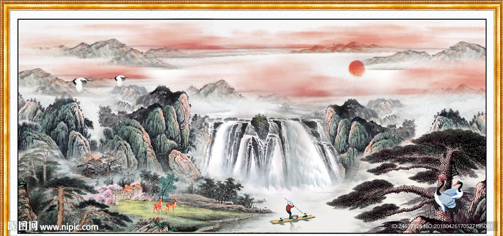 山水风景画