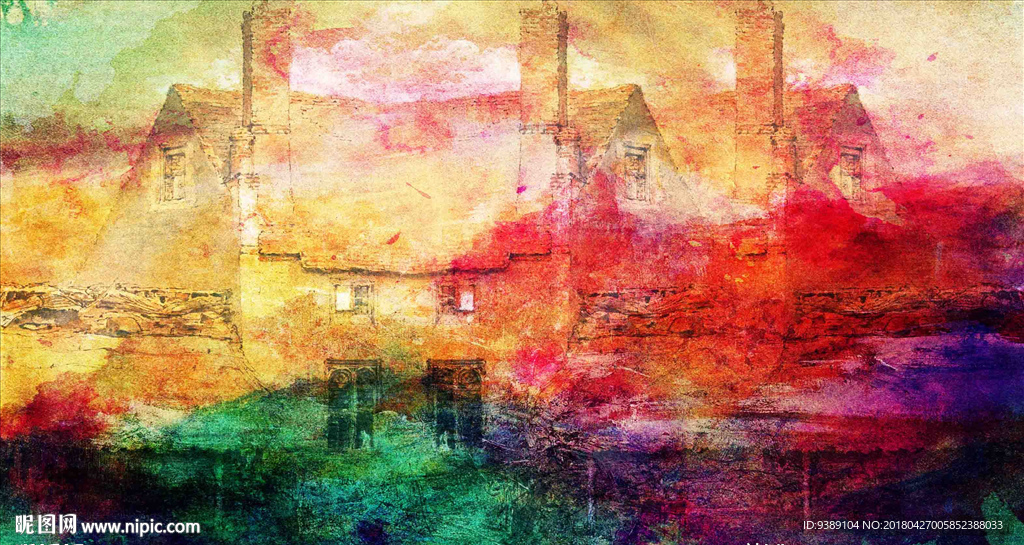 唯美油画