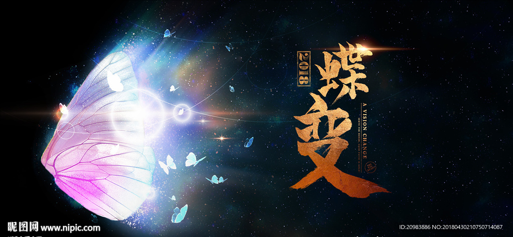 蝶变活动背景