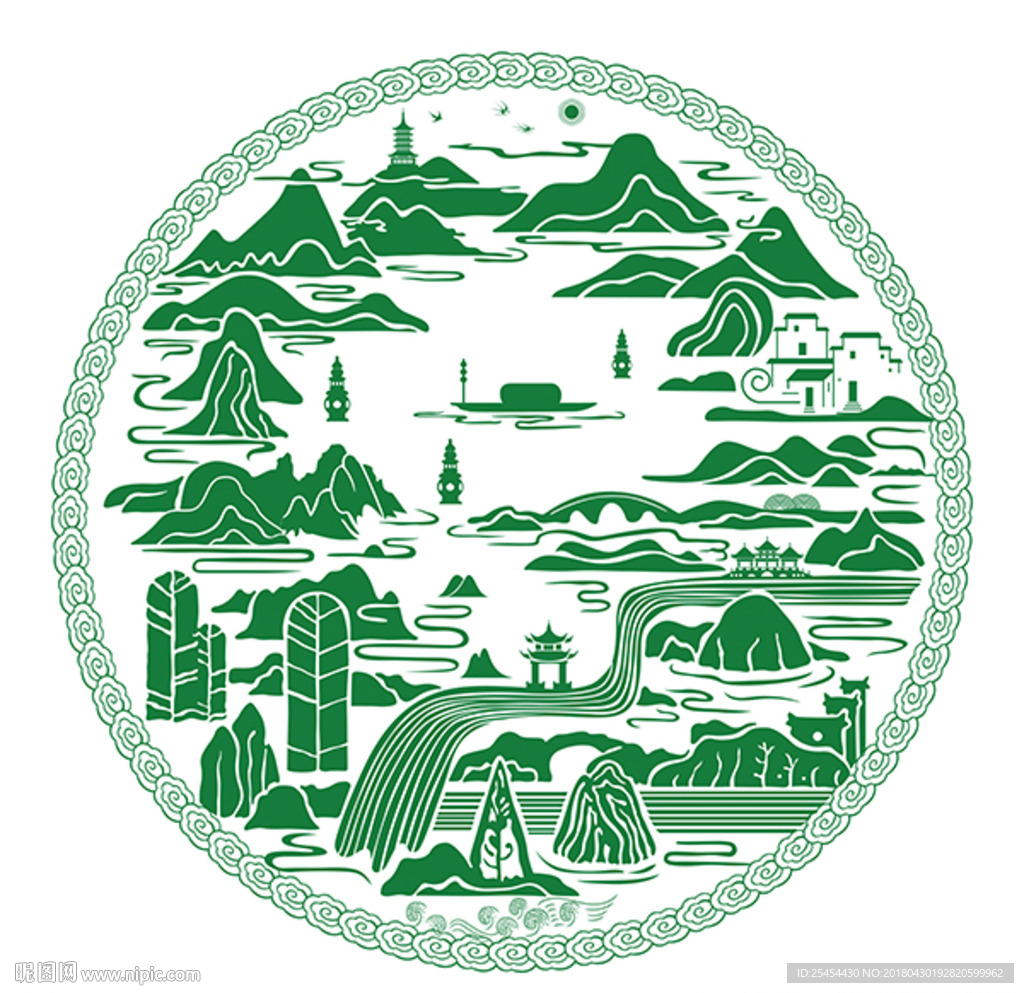 西湖山水