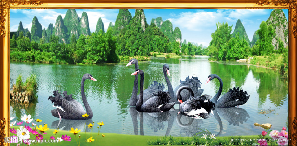 风景如画