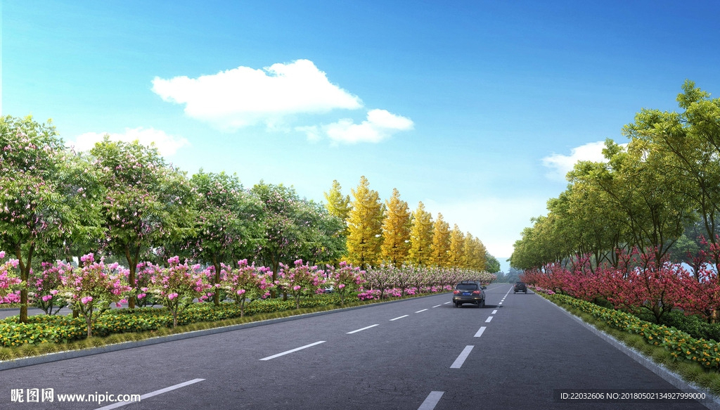 景观道路表现
