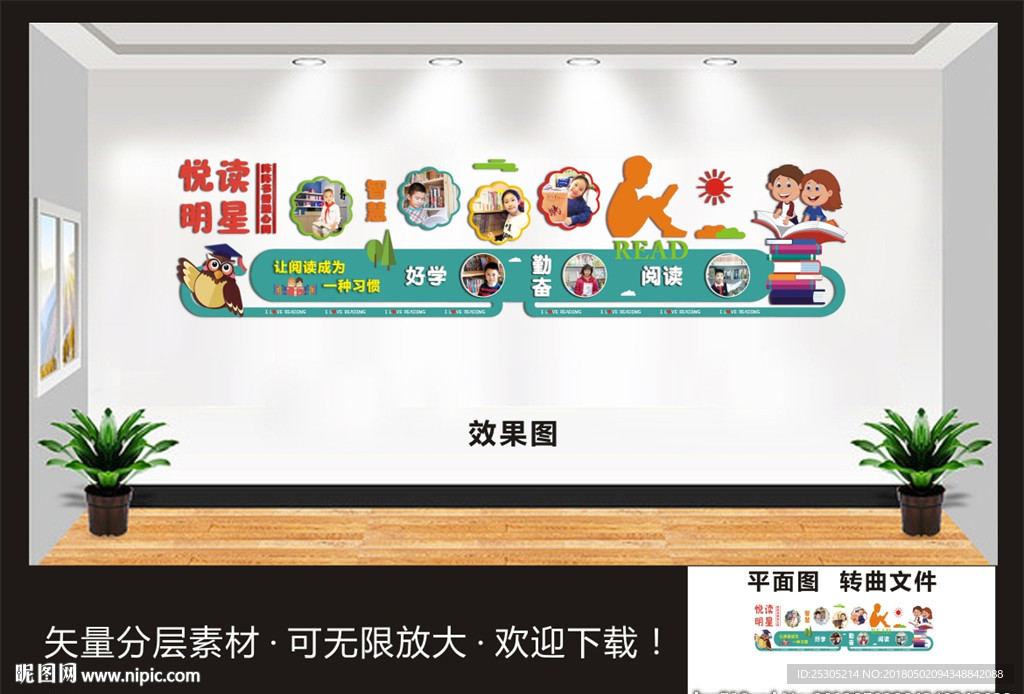 阅读文化墙