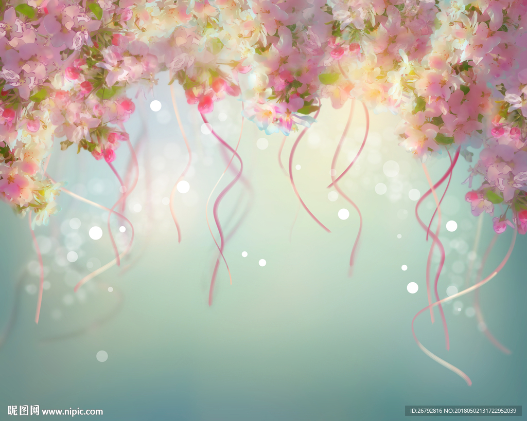 花背景 花朵 花素材 矢量 春