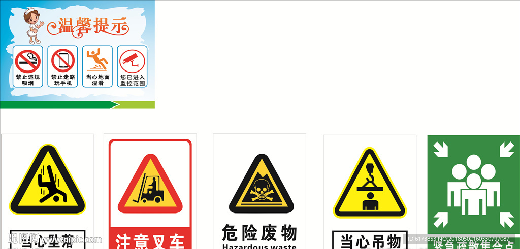 温馨提示  注意叉车