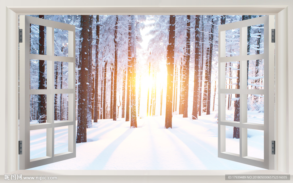 3D雪景