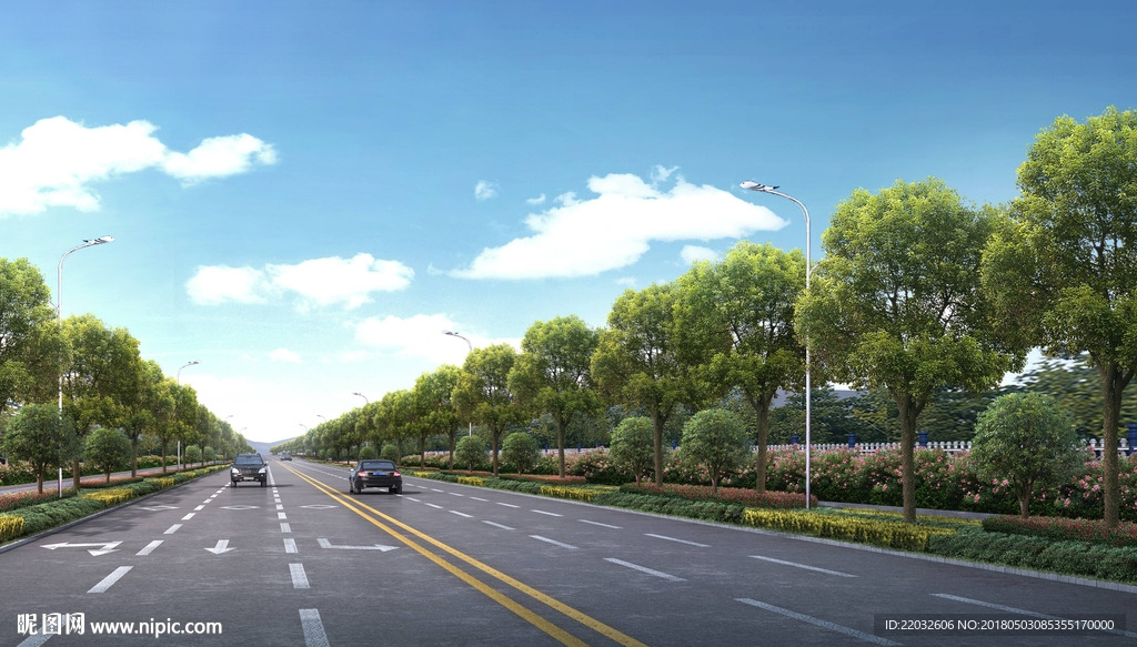 景观道路表现