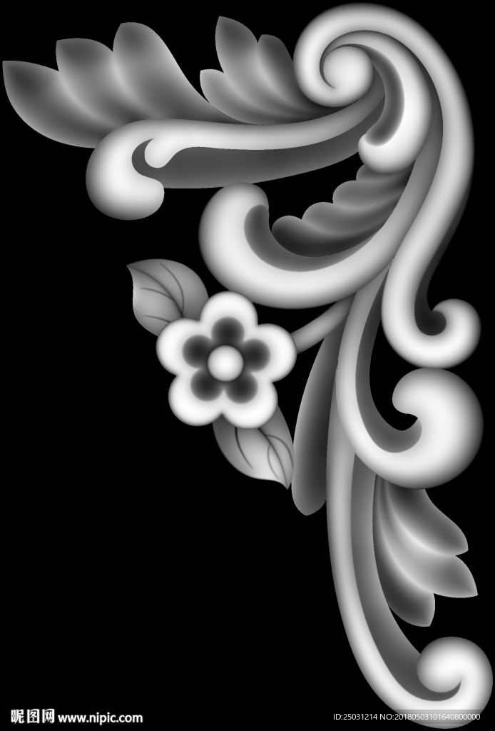 木雕花