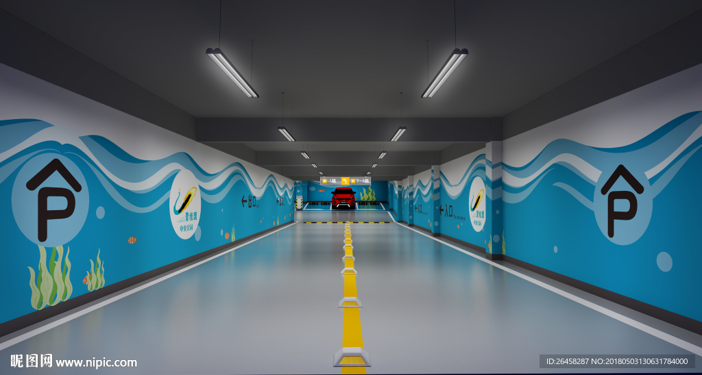 车库3D效果图