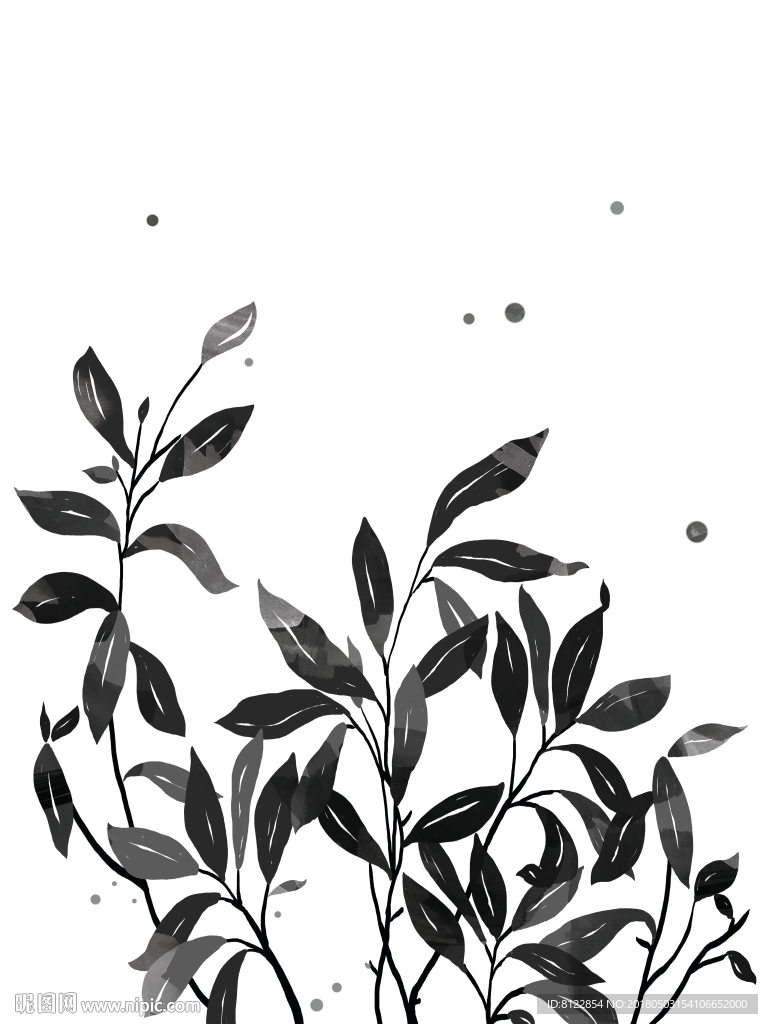北欧黑白装饰画
