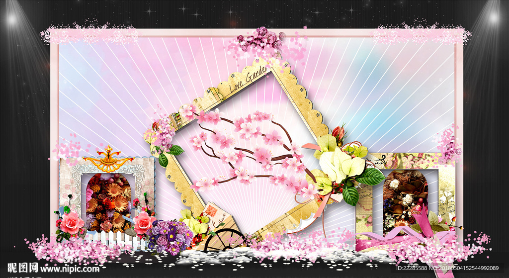 粉色马卡龙婚礼