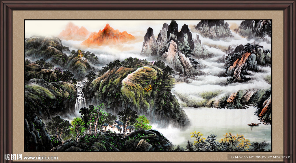 泰山国画