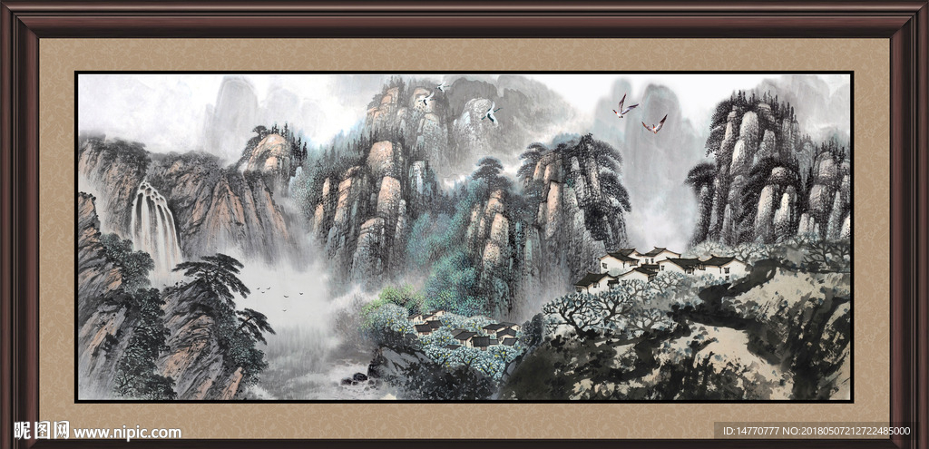 泰山国画